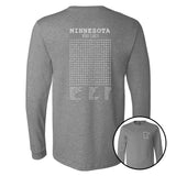 Minnesota Word Search Long Sleeve T-Shirt