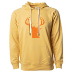 Minnesota Blaze Orange Antlers Lightweight Hoodie