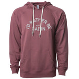 I'd Rather Be at the Cabin Minnesota Lightweight Hoodie