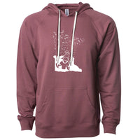 Snowmobile Minnesota Lightweight Hoodie