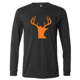 Minnesota Blaze Orange Antlers Long Sleeve T-Shirt