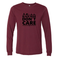 Black Bear Don't Care Minnesota Long Sleeve T-Shirt