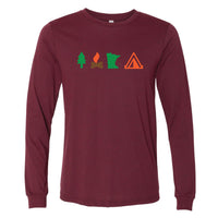 Camping Minnesota Long Sleeve T-Shirt