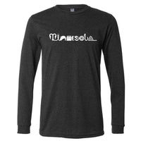 Minnesota Fishing Icons Long Sleeve T-Shirt