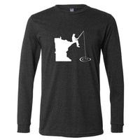 Minnesota Fishing Long Sleeve T-Shirt