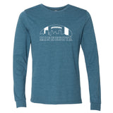 Minnesota Football Skyline Long Sleeve T-Shirt