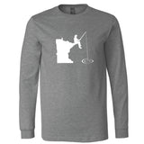 Minnesota Fishing Long Sleeve T-Shirt