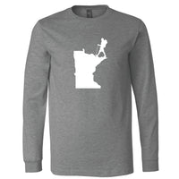 Hiking Minnesota Long Sleeve T-Shirt