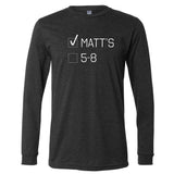 I Vote Matt's Minnesota Long Sleeve T-Shirt