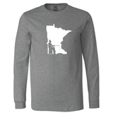 Ice Fishing Minnesota Long Sleeve T-Shirt