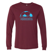 Minnesota Soccer Skyline Long Sleeve T-Shirt