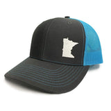 Minnesota Snapback Hat - Grey/Teal