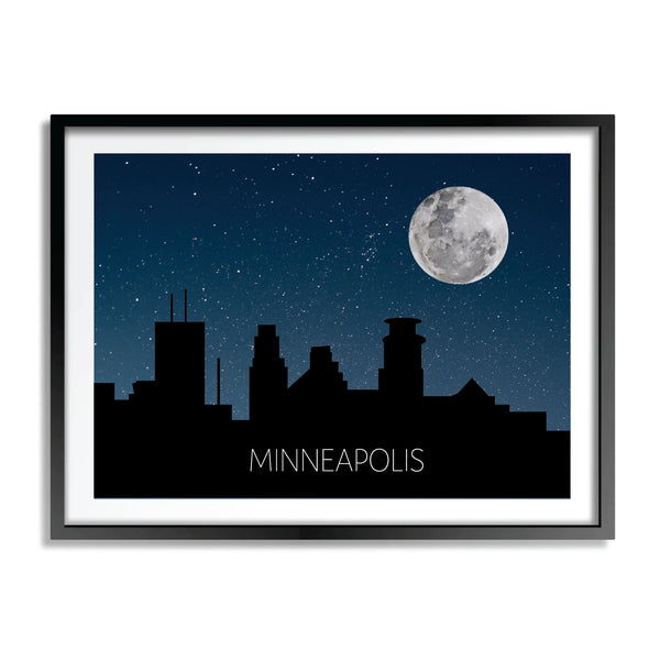 Minneapolis Moon Print