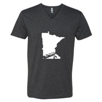 Canoe Minnesota V-Neck T-Shirt