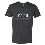 Minnesota Football Skyline V-Neck T-Shirt