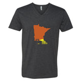 Tractor Minnesota V-Neck T-Shirt