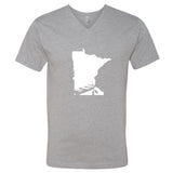 Canoe Minnesota V-Neck T-Shirt