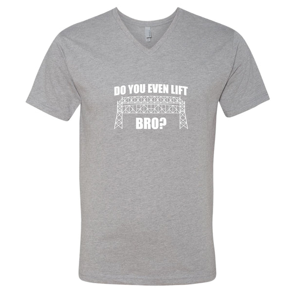 Do You Even Lift Bro? Minnesota V-Neck T-Shirt
