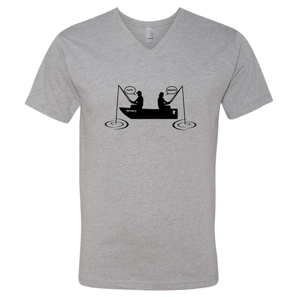 Grumpy Guys Fishing Minnesota V-Neck T-Shirt – Minnesota Awesome