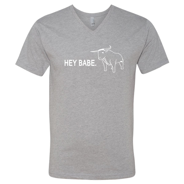 Hey Babe Minnesota V-Neck T-Shirt