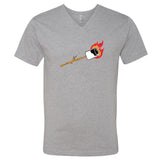 Marshmallow Minnesota V-Neck T-Shirt