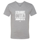 Straight Outta Minnesota V-Neck T-Shirt