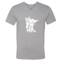 Minnesota Trees V-Neck T-Shirt
