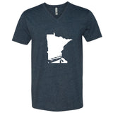 Canoe Minnesota V-Neck T-Shirt