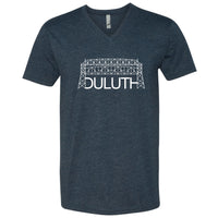 Duluth Minnesota V-Neck T-Shirt