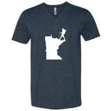 Hiking Minnesota V-Neck T-Shirt