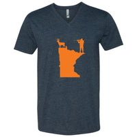 Hunting Minnesota V-Neck T-Shirt