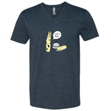 Lefse - Let's Roll Minnesota V-Neck T-Shirt