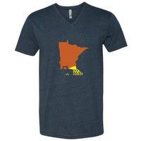 Tractor Minnesota V-Neck T-Shirt