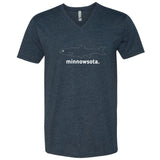 Minnowsota Minnesota V-Neck T-Shirt