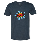 Ope! Pop Art Minnesota V-Neck T-Shirt