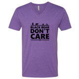 Black Bear Don't Care Minnesota V-Neck T-Shirt