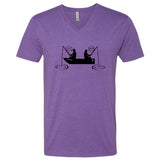 Grumpy Guys Fishing Minnesota V-Neck T-Shirt