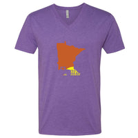 Tractor Minnesota V-Neck T-Shirt