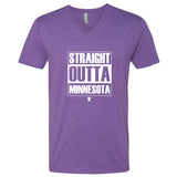 Straight Outta Minnesota V-Neck T-Shirt