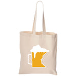 Beer Mug Minnesota Canvas Tote Bag