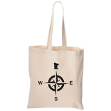 Minnesota North Compass Canvas Tote Bag