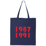 1987 1991 Minnesota Canvas Tote Bag