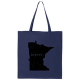 Brrrr Minnesota Canvas Tote Bag