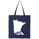 Canoe Minnesota Canvas Tote Bag