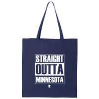 Straight Outta Minnesota Canvas Tote Bag
