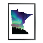 Northern Lights Minnesota Print