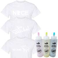 Tie-Dye Kit with 2 Shirts - Pink/Lime/Teal