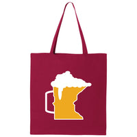 Beer Mug Minnesota Canvas Tote Bag