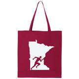 Running Minnesota Canvas Tote Bag