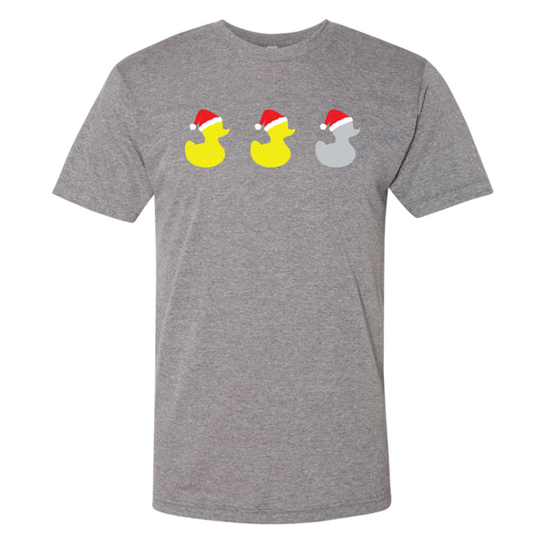Duck Duck Minnesota Awesome T-Shirt Minnesota Christmas Duck – Grey
